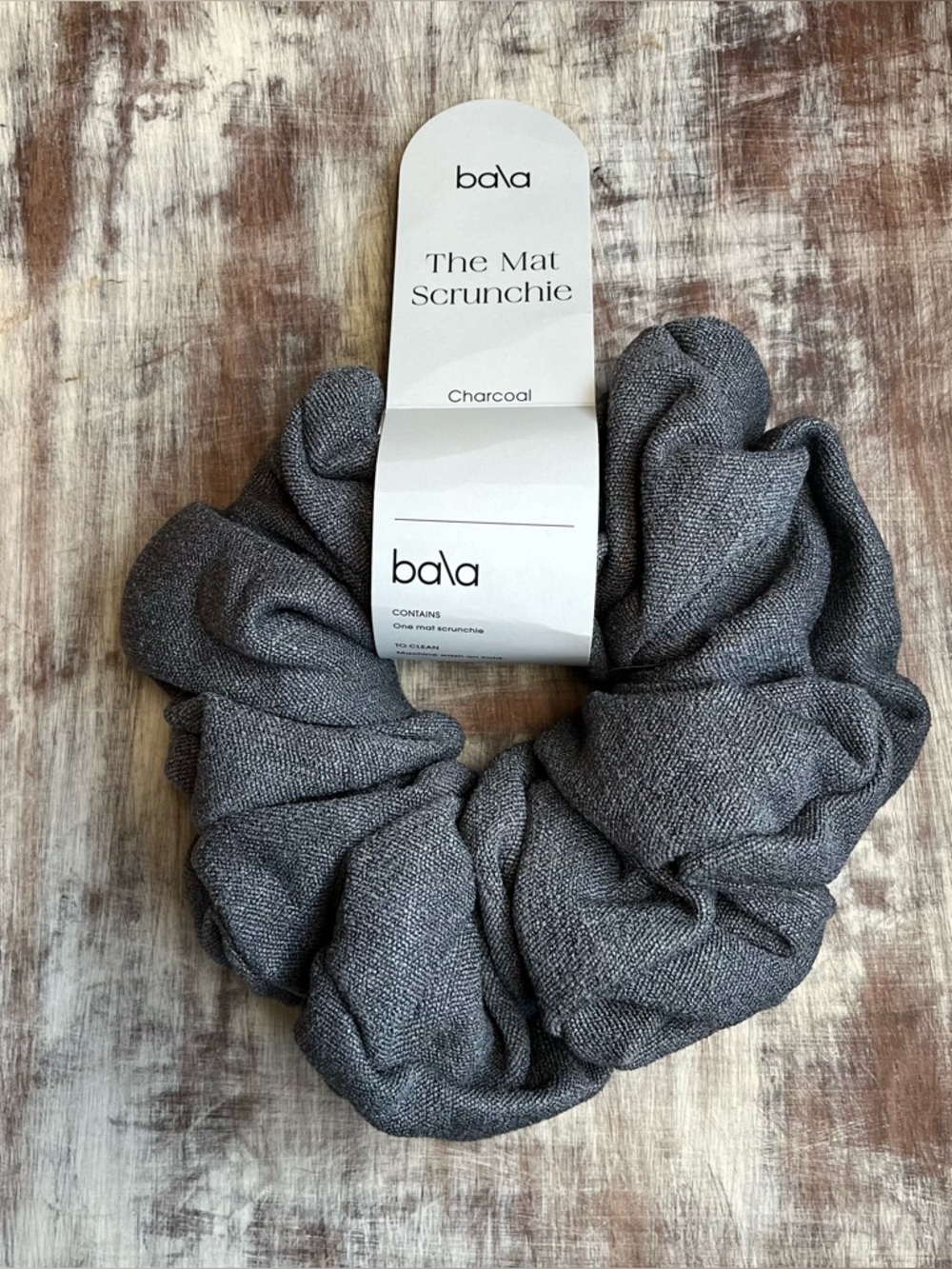 Bala The Mat Scrunchie- Charcoal